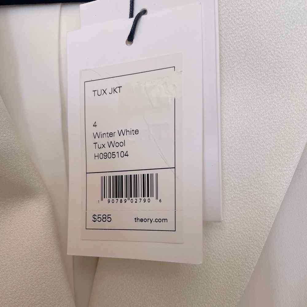 Theory Tuxedo Double Breasted Blazer - Picture 3 of 3